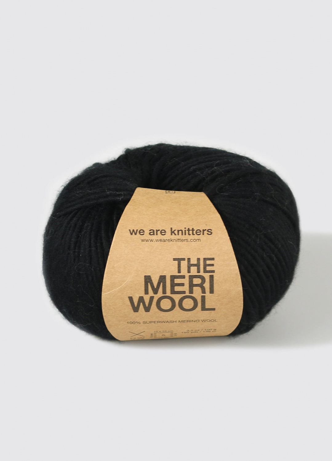 Black Wool Yarn 