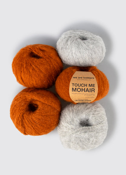 5 Pack of Touch me Mohair Yarn Balls