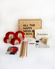 Mom & Baby Knitting Kit Box - Holiday Edition